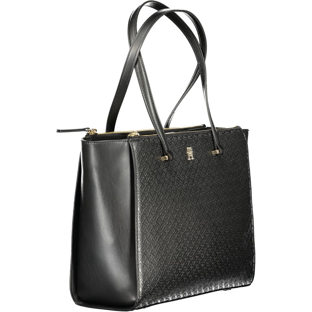 Tommy Hilfiger Black Polyethylene Women Handbag