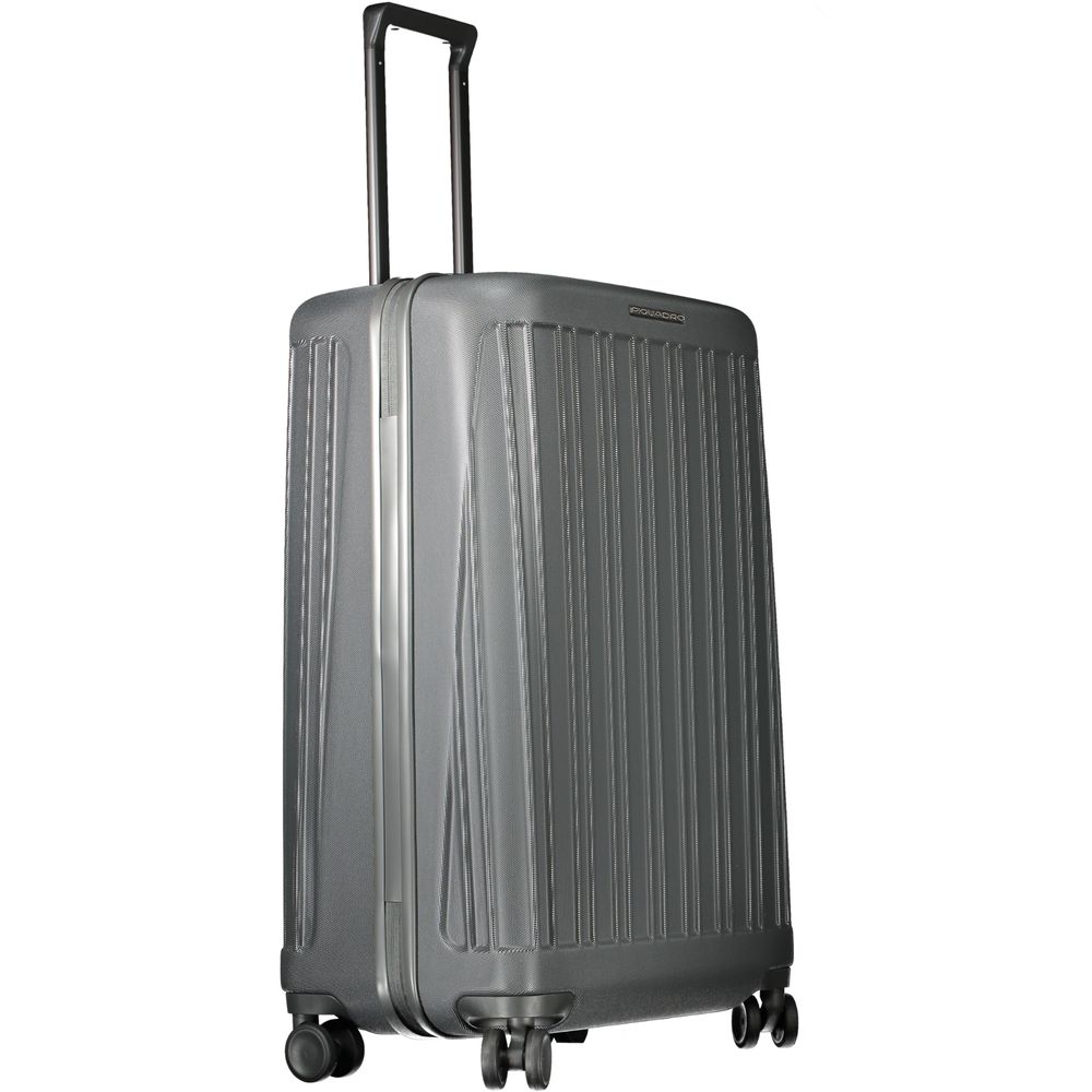 Piquadro Gray Polycarbonate Men Luggage