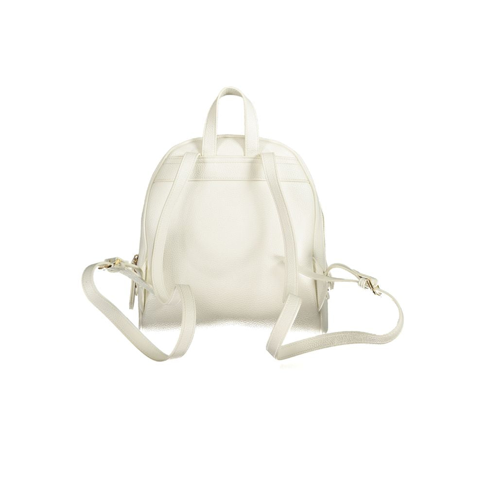 Mario Valentino White Polyethylene Backpack