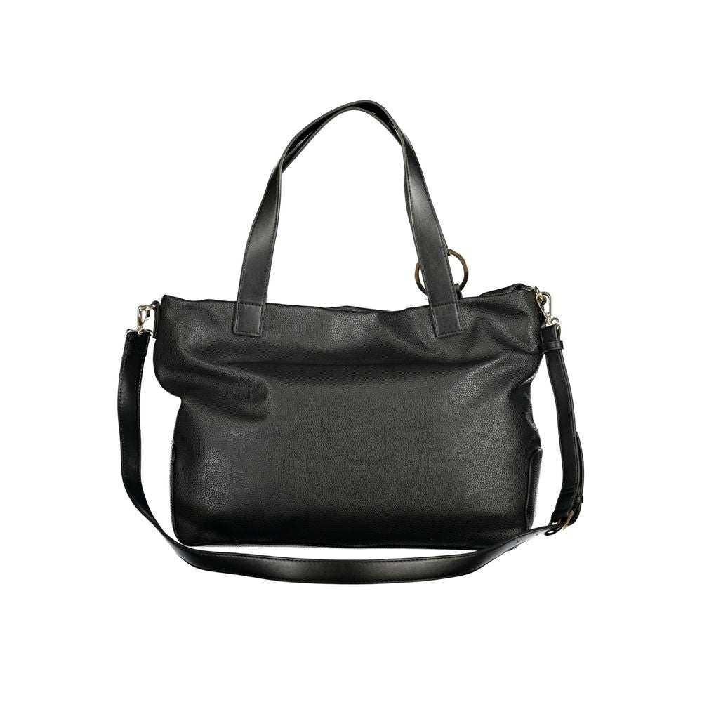 Mario Valentino Black Polyethylene Women Handbag