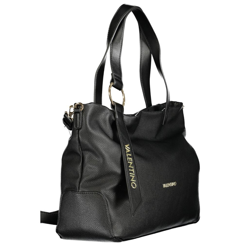 Mario Valentino Black Polyethylene Women Handbag