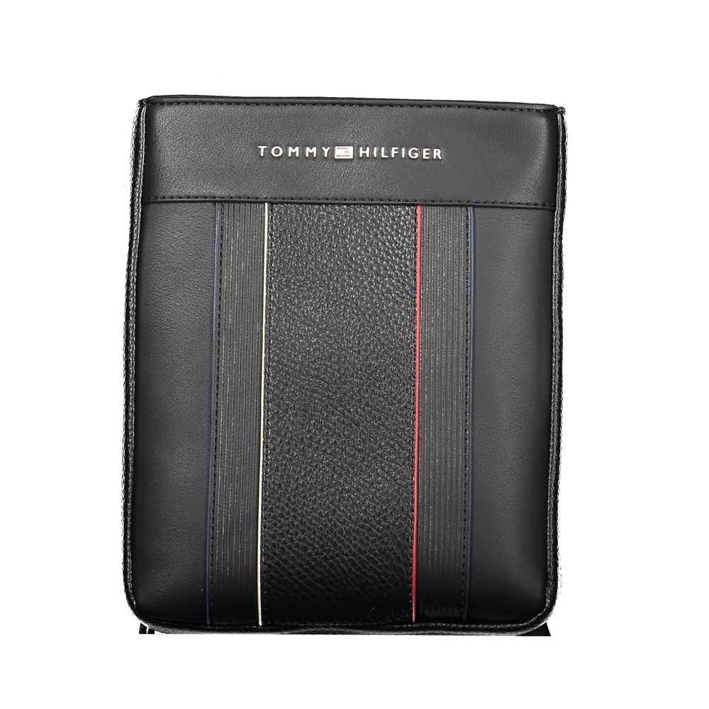 Tommy Hilfiger Black Polyethylene Men Shoulder Bag