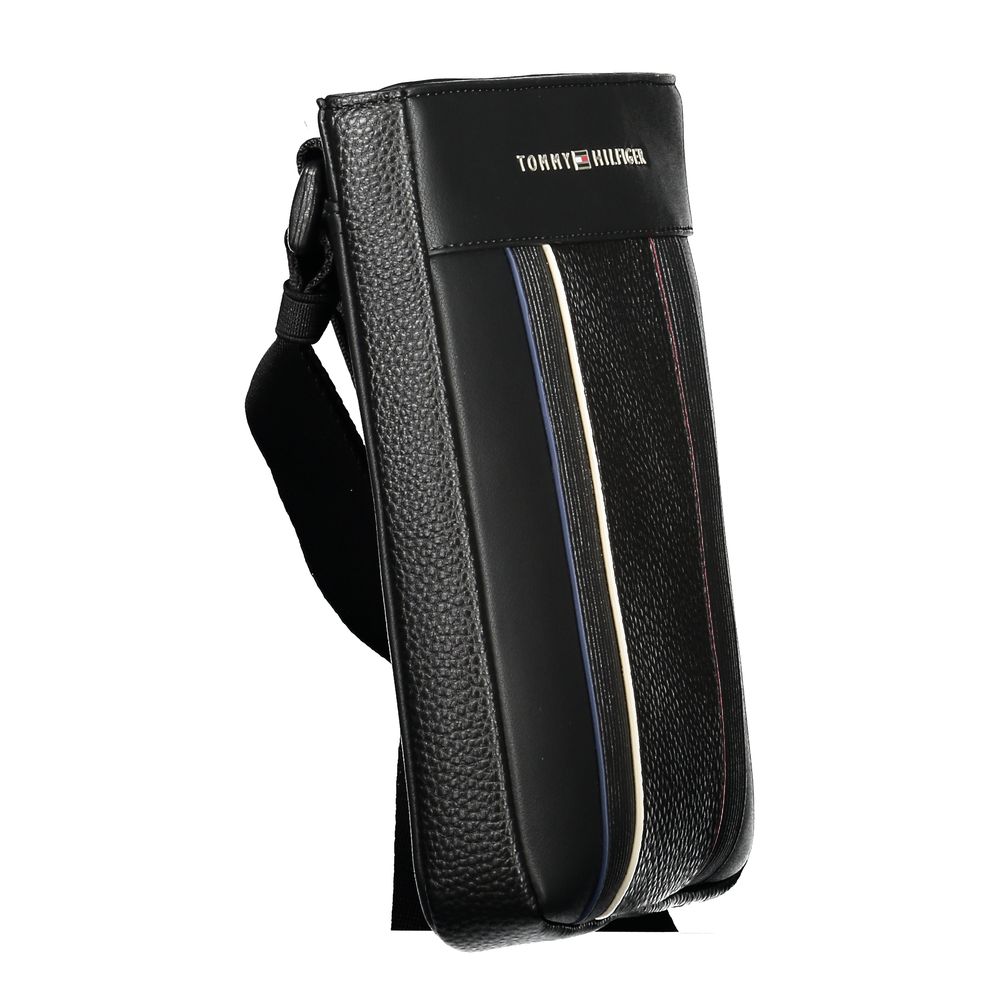 Tommy Hilfiger Black Polyethylene Men Shoulder Bag