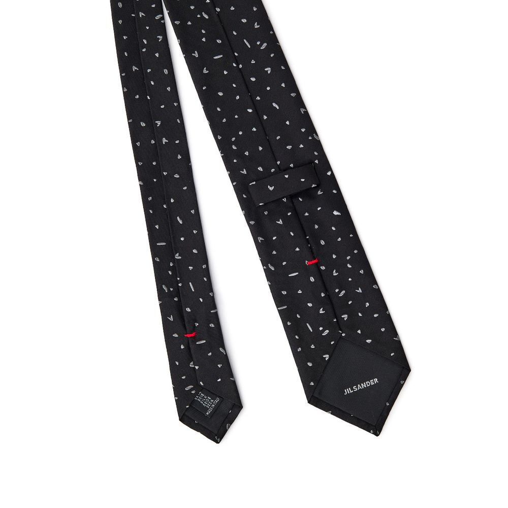Jil Sander Black Silk Ties & Bowty