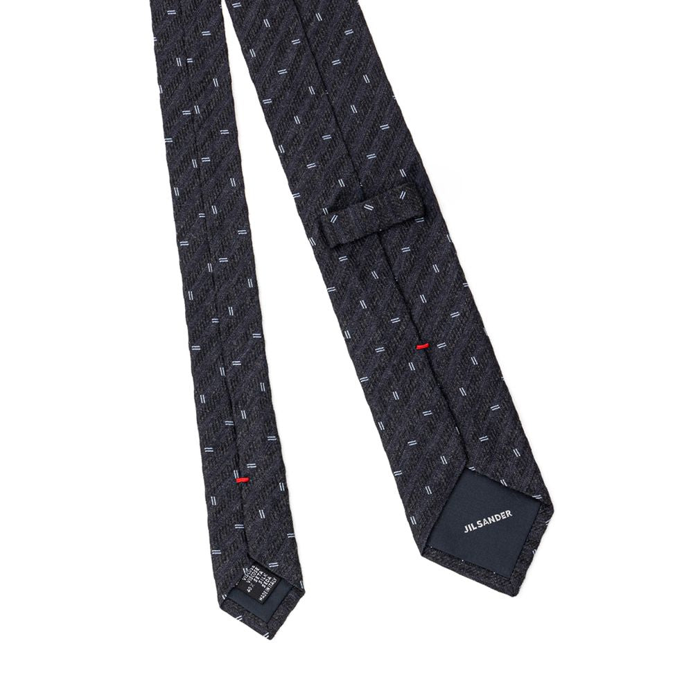 Jil Sander Gray Silk Ties & Bowty