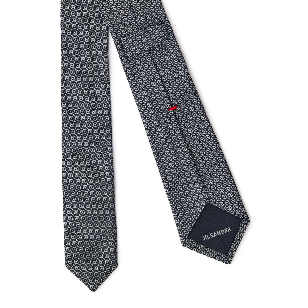 Jil Sander Gray Silk Ties & Bowty