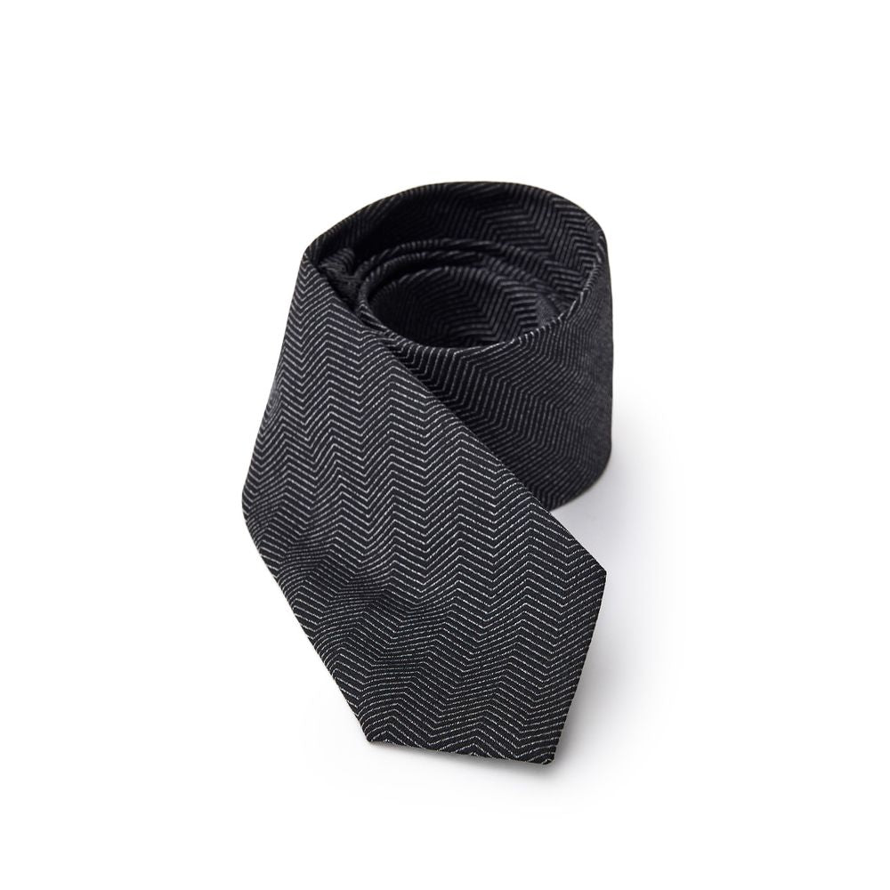 Jil Sander Black Silk Ties & Bowty