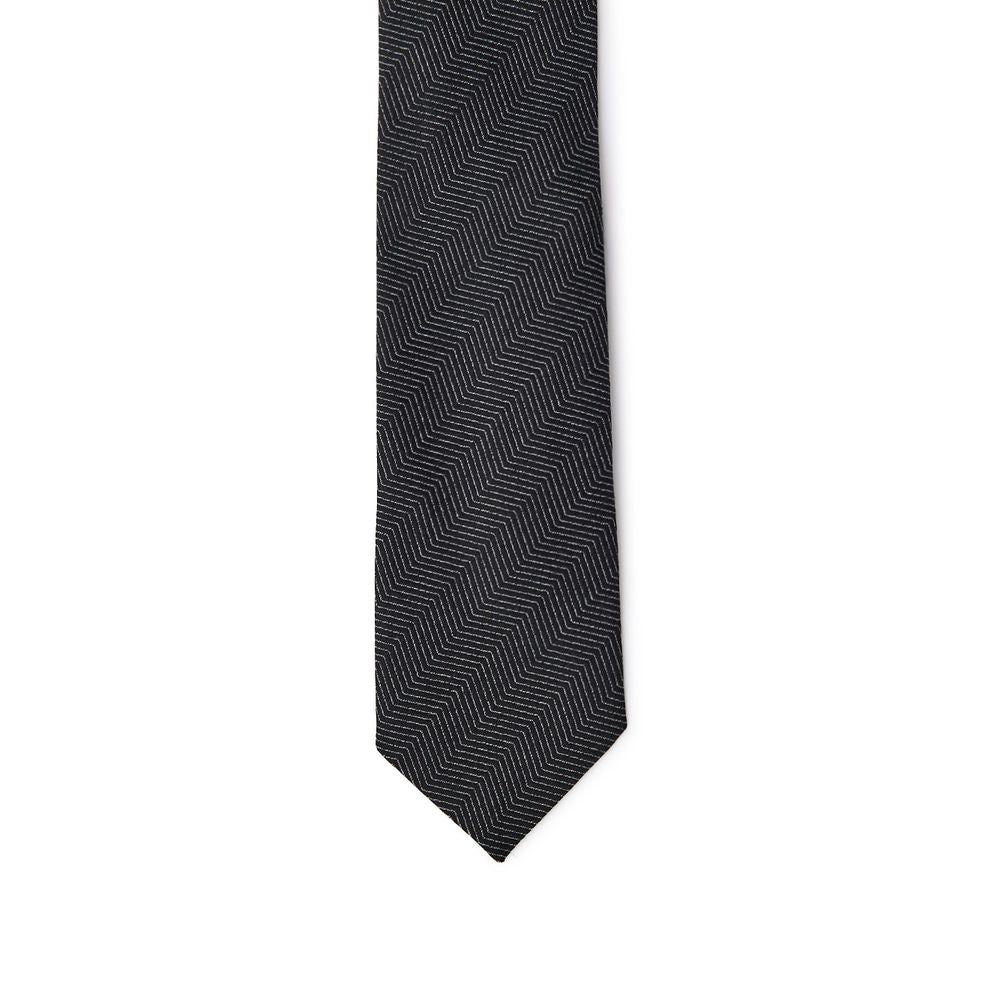 Jil Sander Black Silk Ties & Bowty