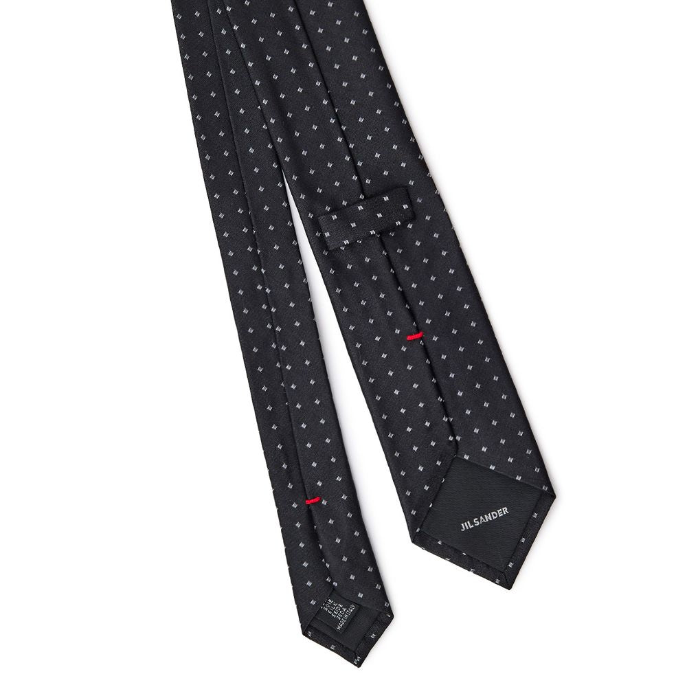 Jil Sander Black Silk Ties & Bowty