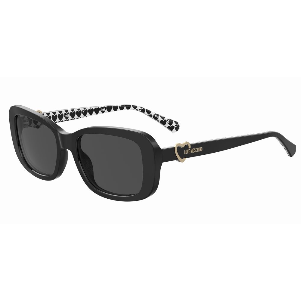 Love Moschino Black Acetate Sunglasses