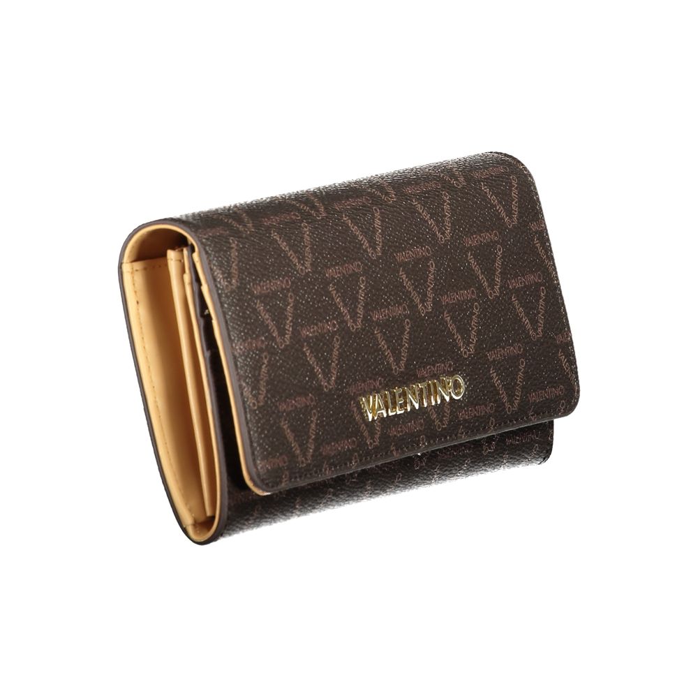 Mario Valentino Brown Polyethylene Wallet