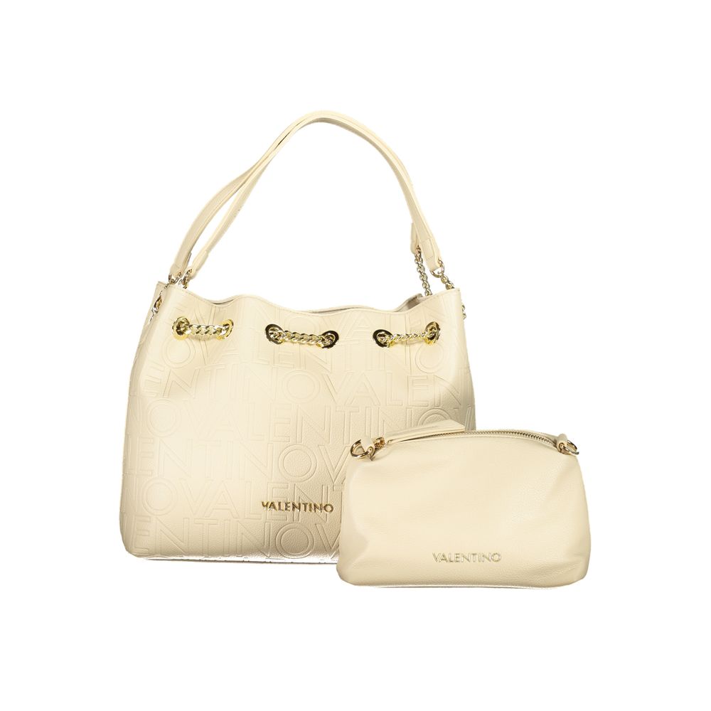 Mario Valentino Beige Polyethylene Handbag
