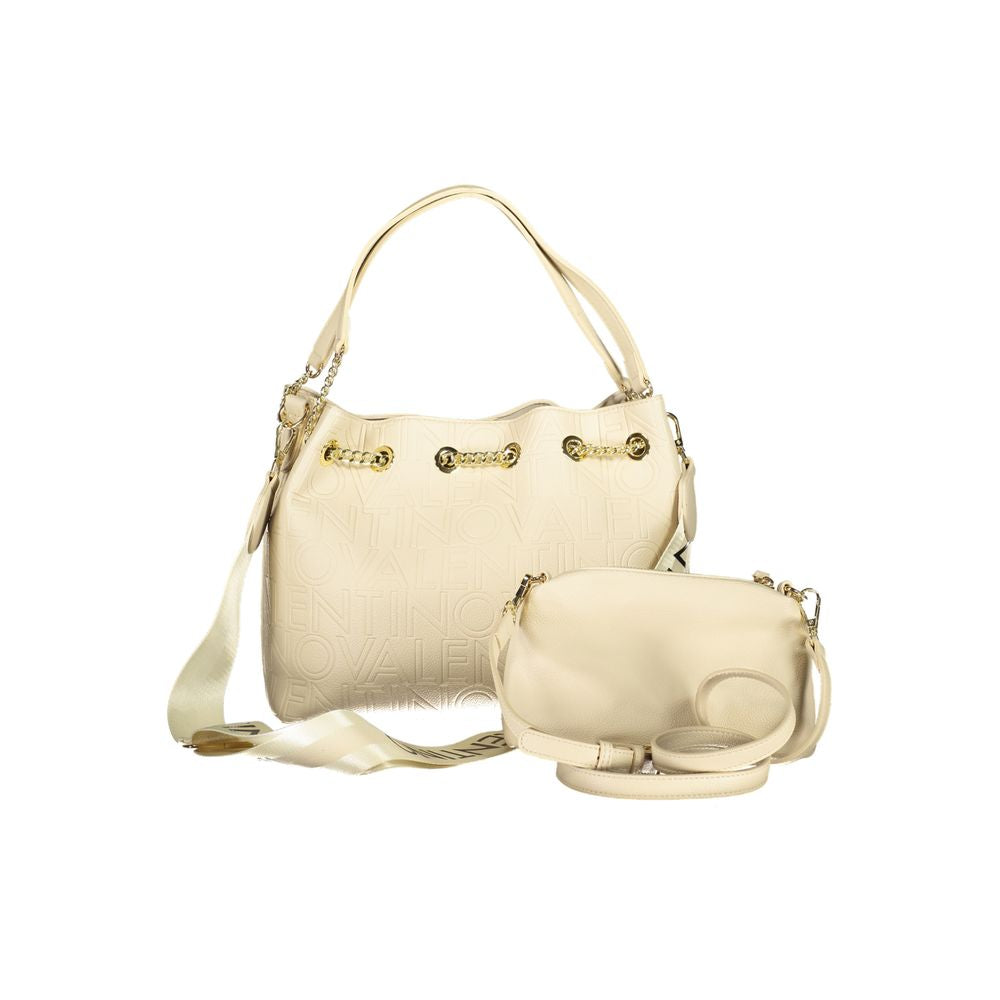 Mario Valentino Beige Polyethylene Handbag