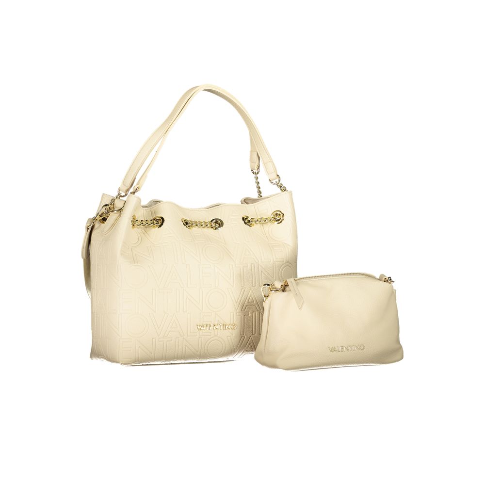 Mario Valentino Beige Polyethylene Handbag