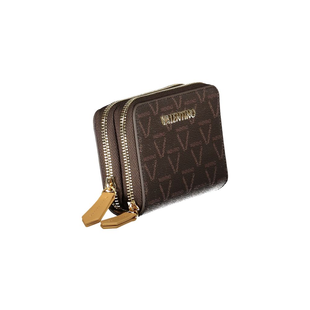 Mario Valentino Brown Polyethylene Women Wallet