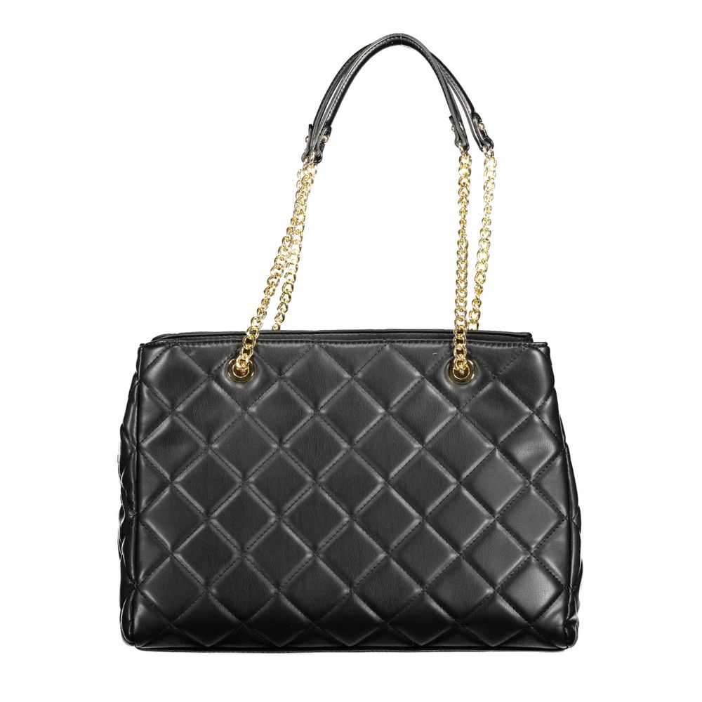 Mario Valentino Black Polyethylene Women Handbag
