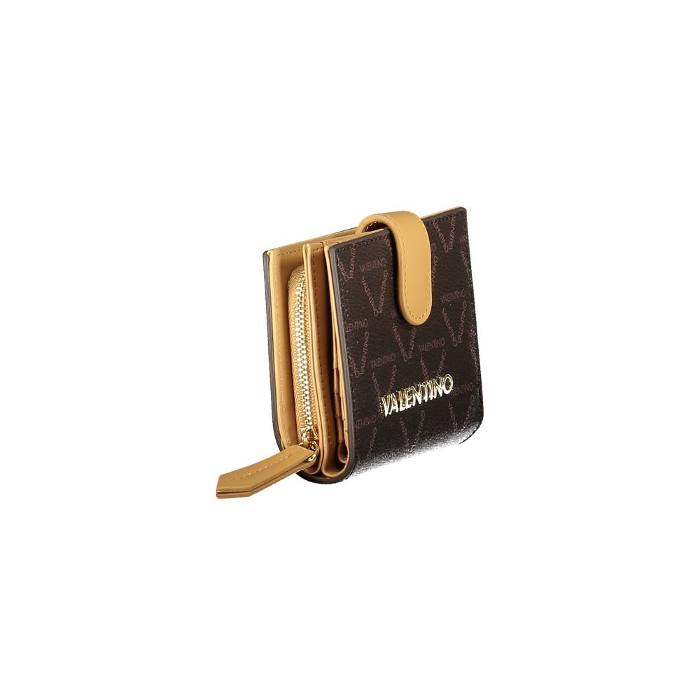 Mario Valentino Brown Polyethylene Women Wallet