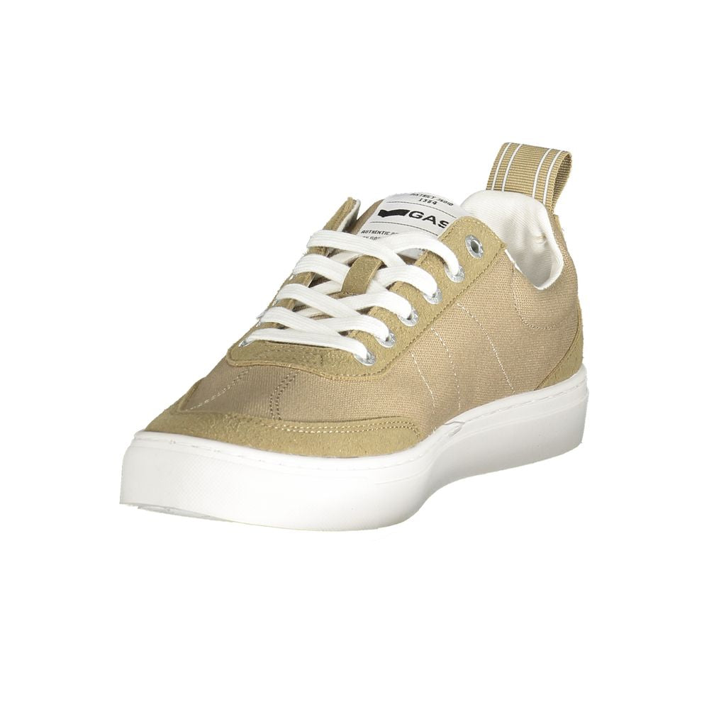 Gas Beige Polyester Men Sneaker