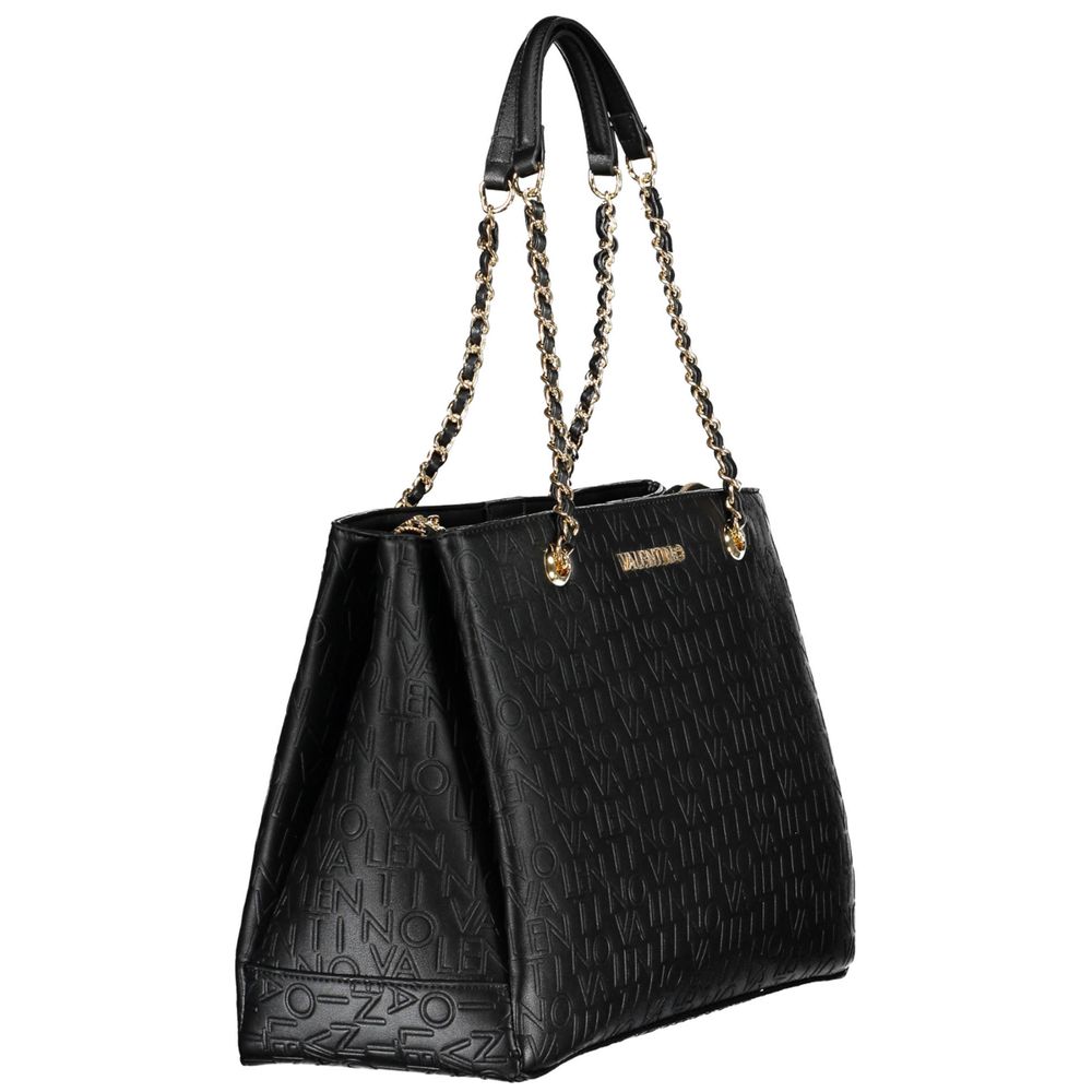 Mario Valentino Black Polyethylene Women Handbag