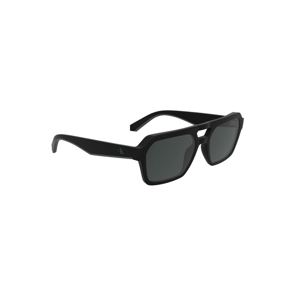 Calvin Klein Black Bio Based Fabric Sunglasses