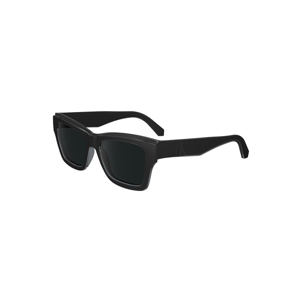 Calvin Klein Black Bio Based Fabric Sunglasses