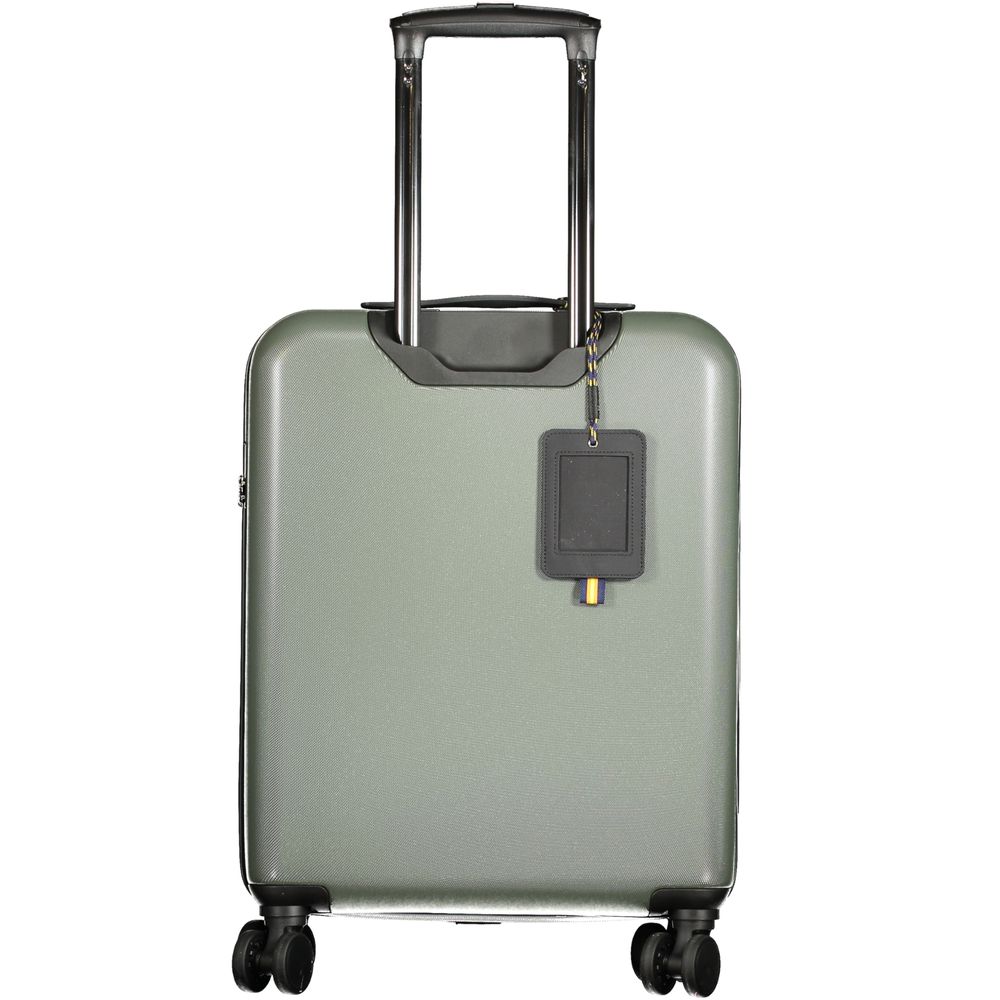 K-WAY Green Plastic Men's Travel Luggage