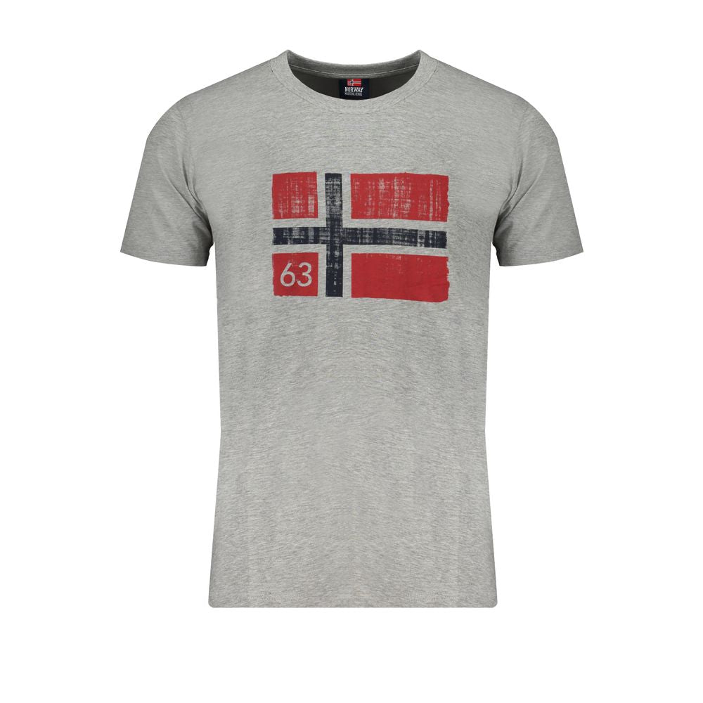 Norway 1963 Brown Cotton Men T-Shirt