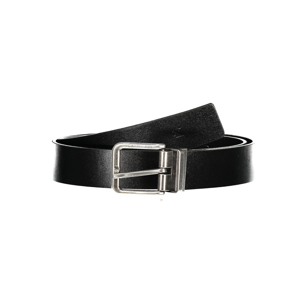 Calvin Klein Black Leather Men Belt