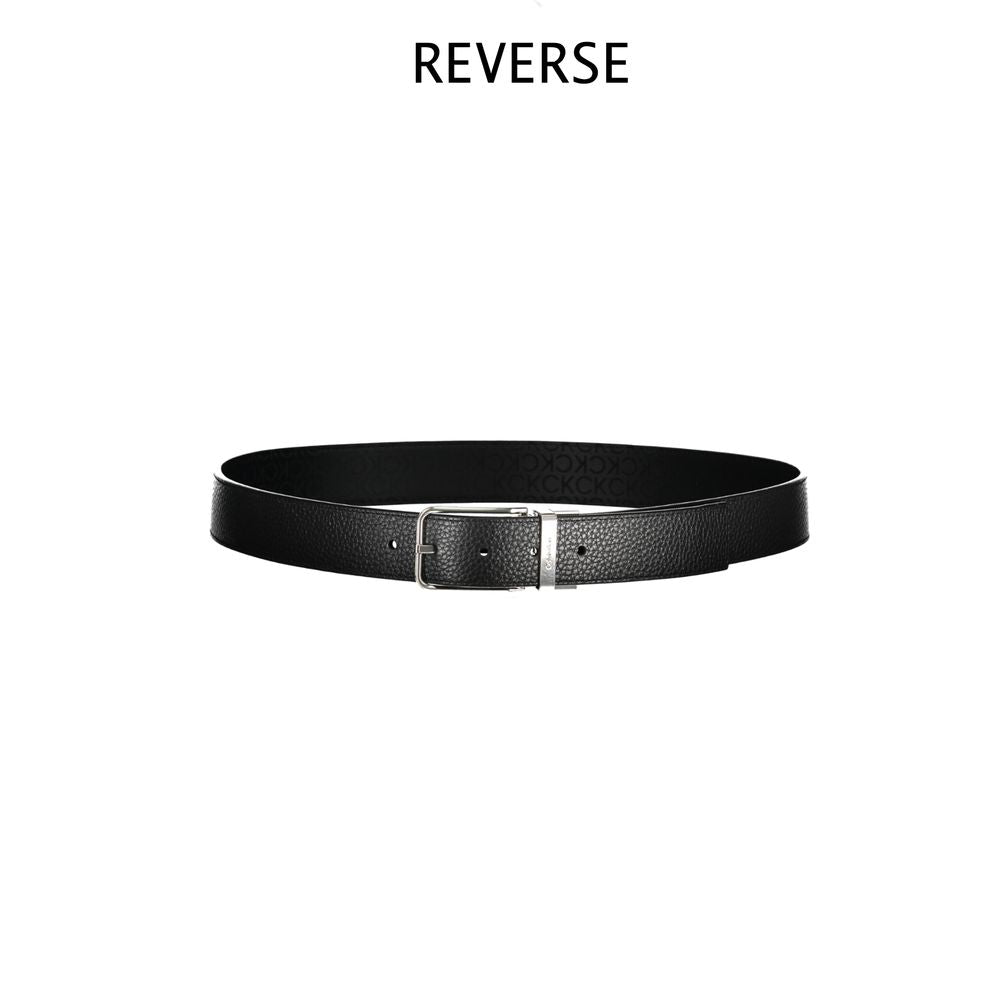 Calvin Klein Black Polyester Men Belt