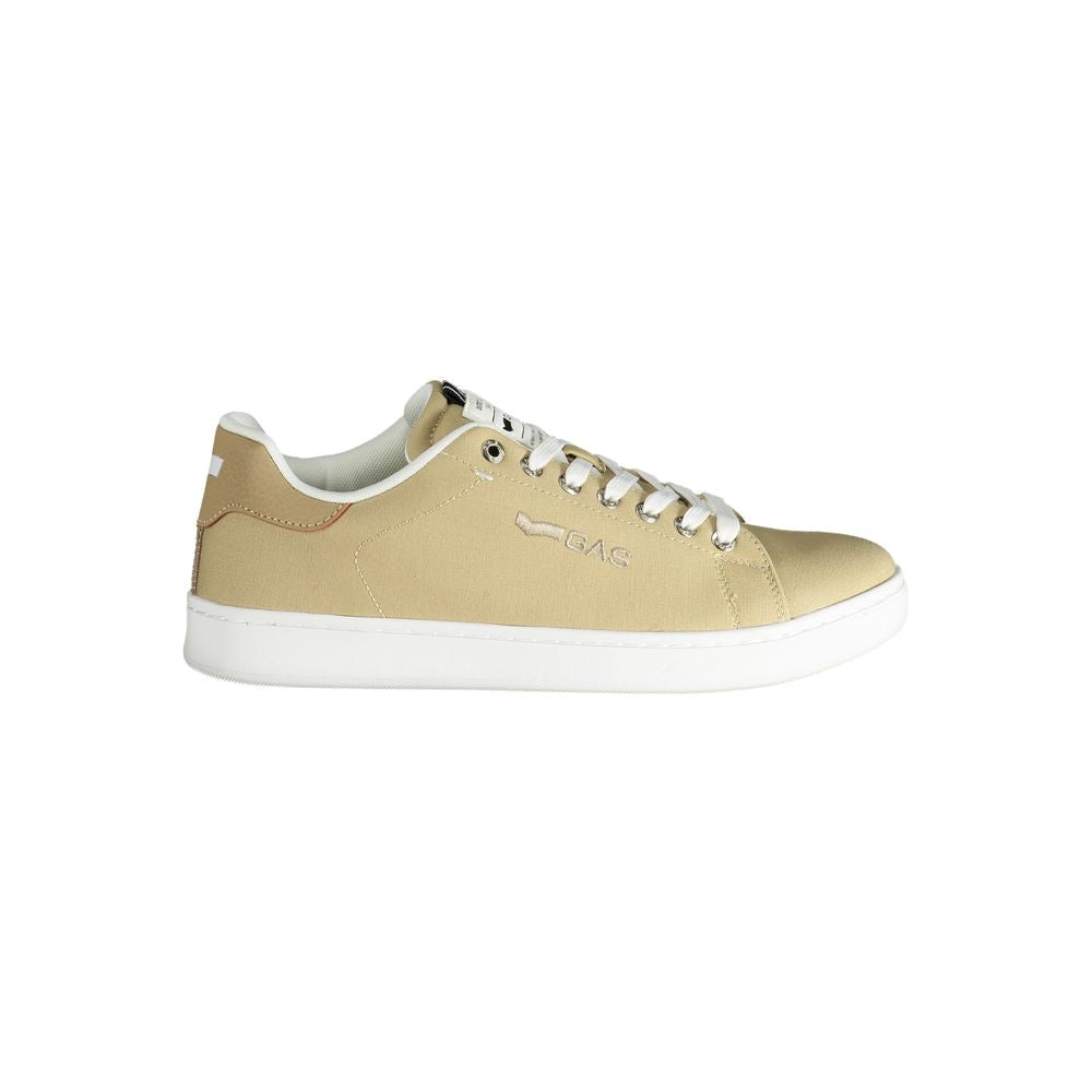 Gas Beige Polyester Men Sneaker