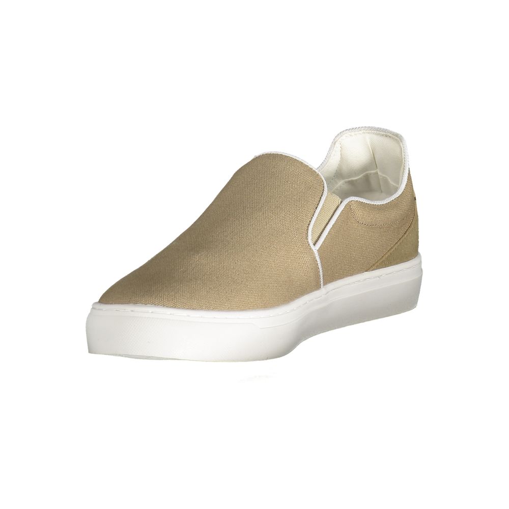 Gas Beige Polyester Men Sneaker
