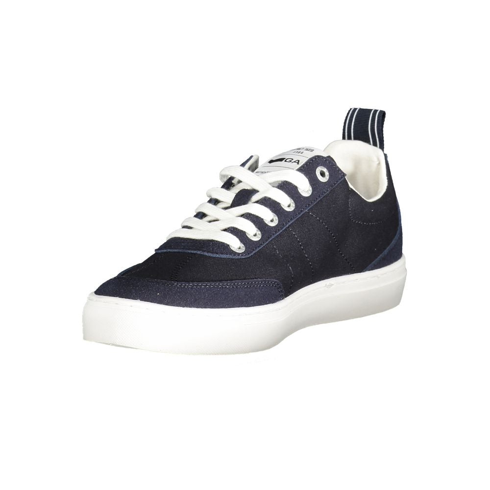 Gas Blue Polyester Men Sneaker