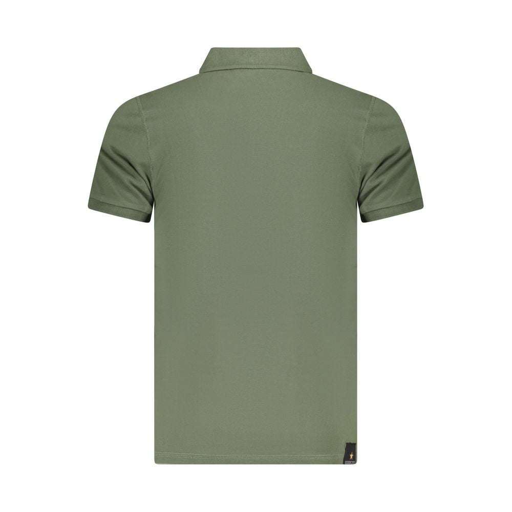 Accademia Militare Green Cotton Polo Shirt