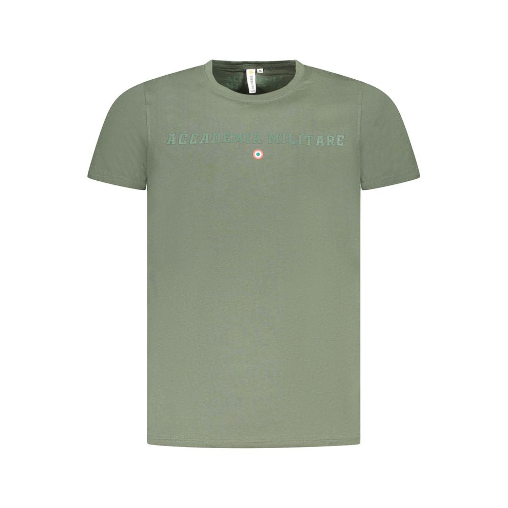 Accademia Militare Green Cotton T-Shirt