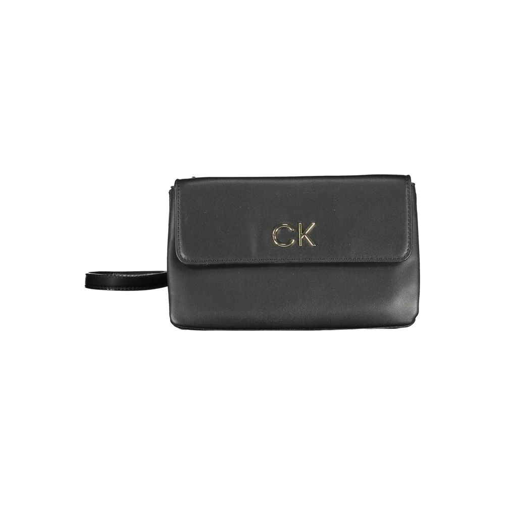 Calvin Klein Black Polyester Handbag