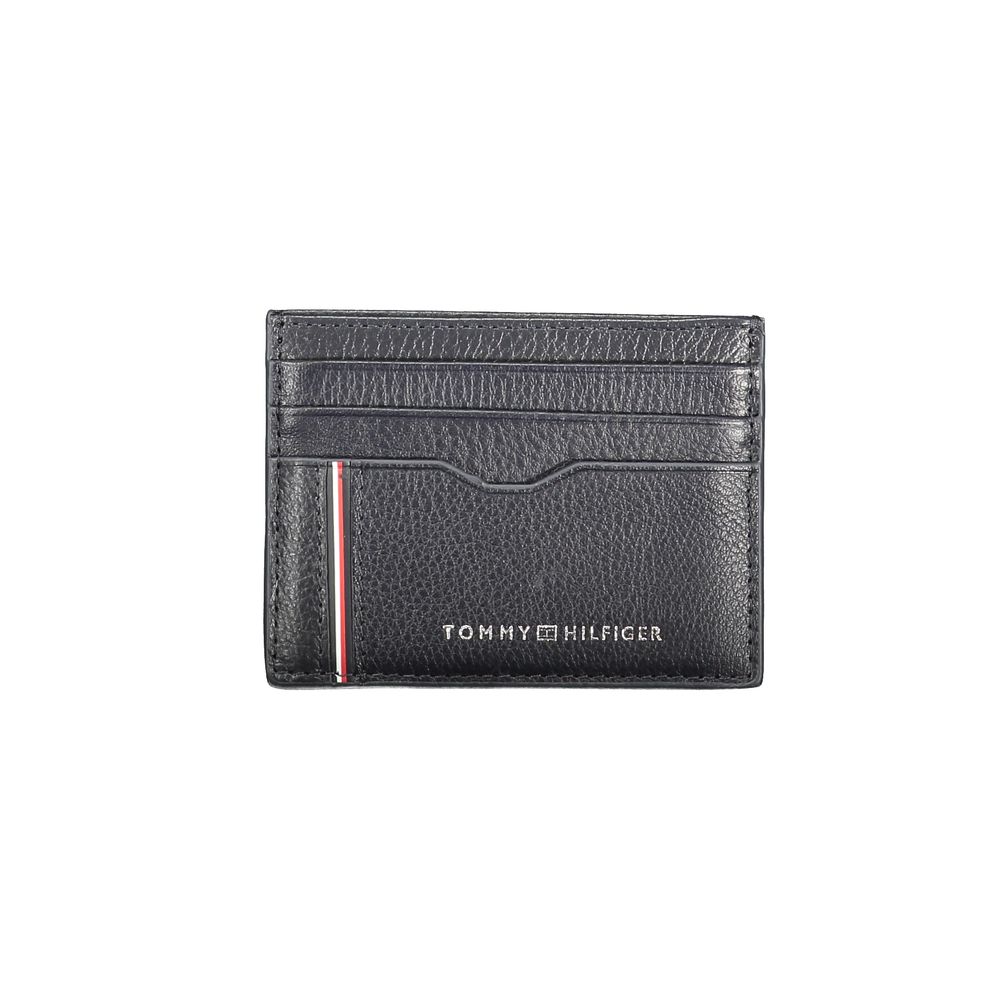 Tommy Hilfiger Blue Leather Wallet