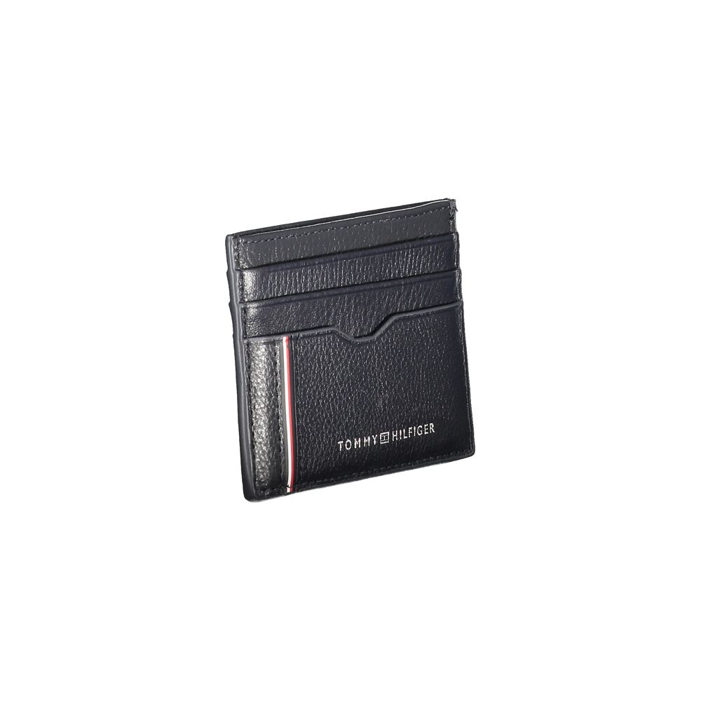 Tommy Hilfiger Blue Leather Wallet