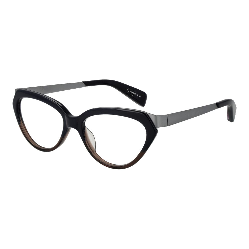 Yohji Yamamoto Black Unisex Optical Frames