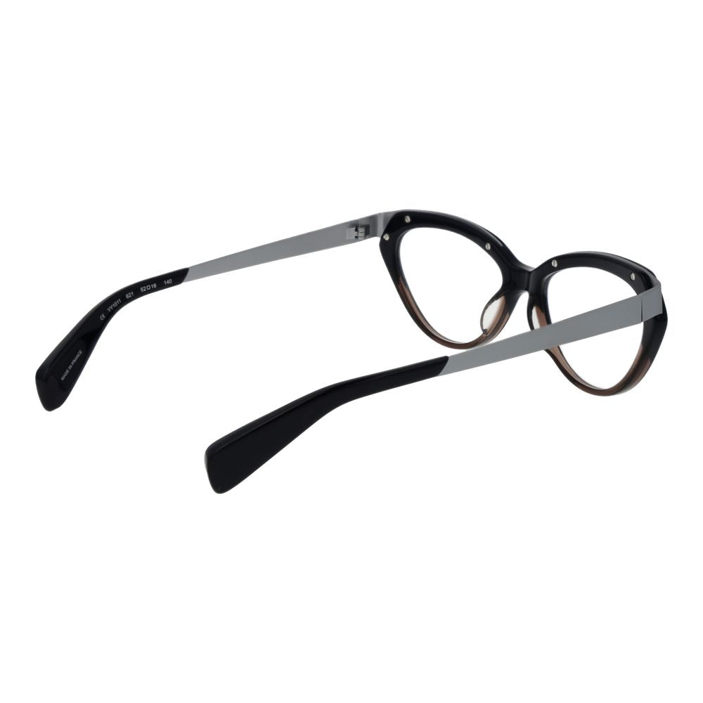 Yohji Yamamoto Black Unisex Optical Frames