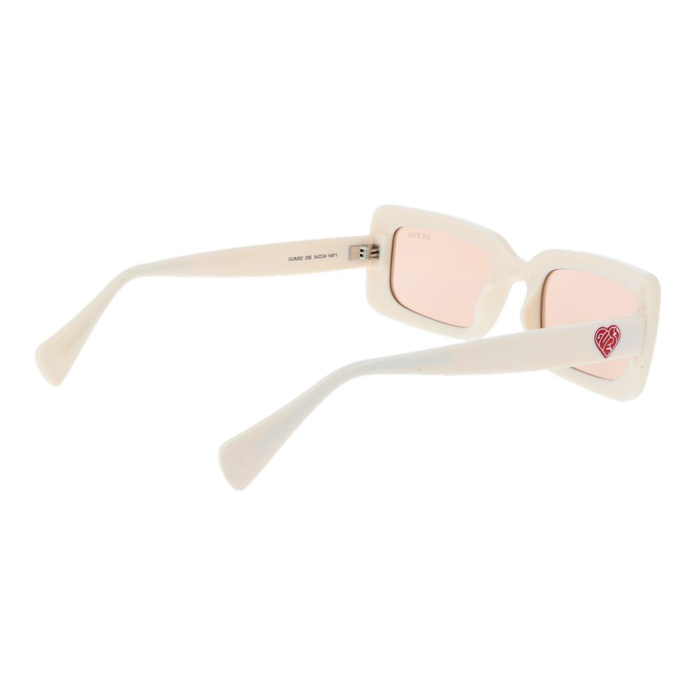Guess Beige Unisex Sunglasses