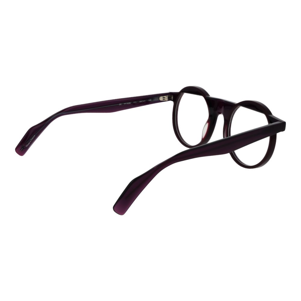 Yohji Yamamoto Purple Unisex Optical Frames