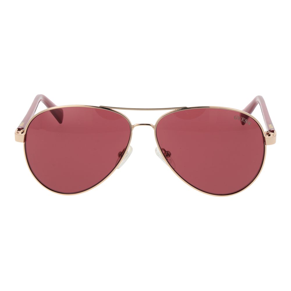 Guess Gold Unisex Sunglasses