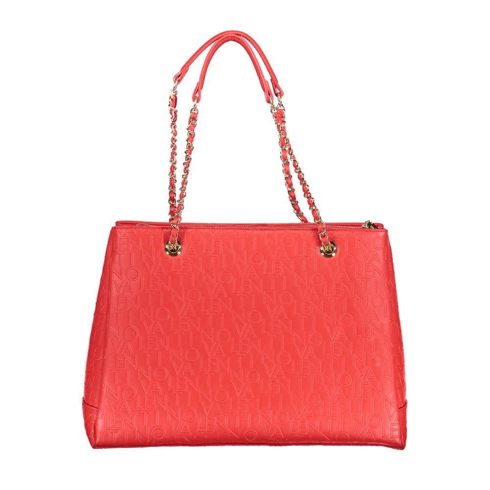 Mario Valentino Red Polyethylene Handbag