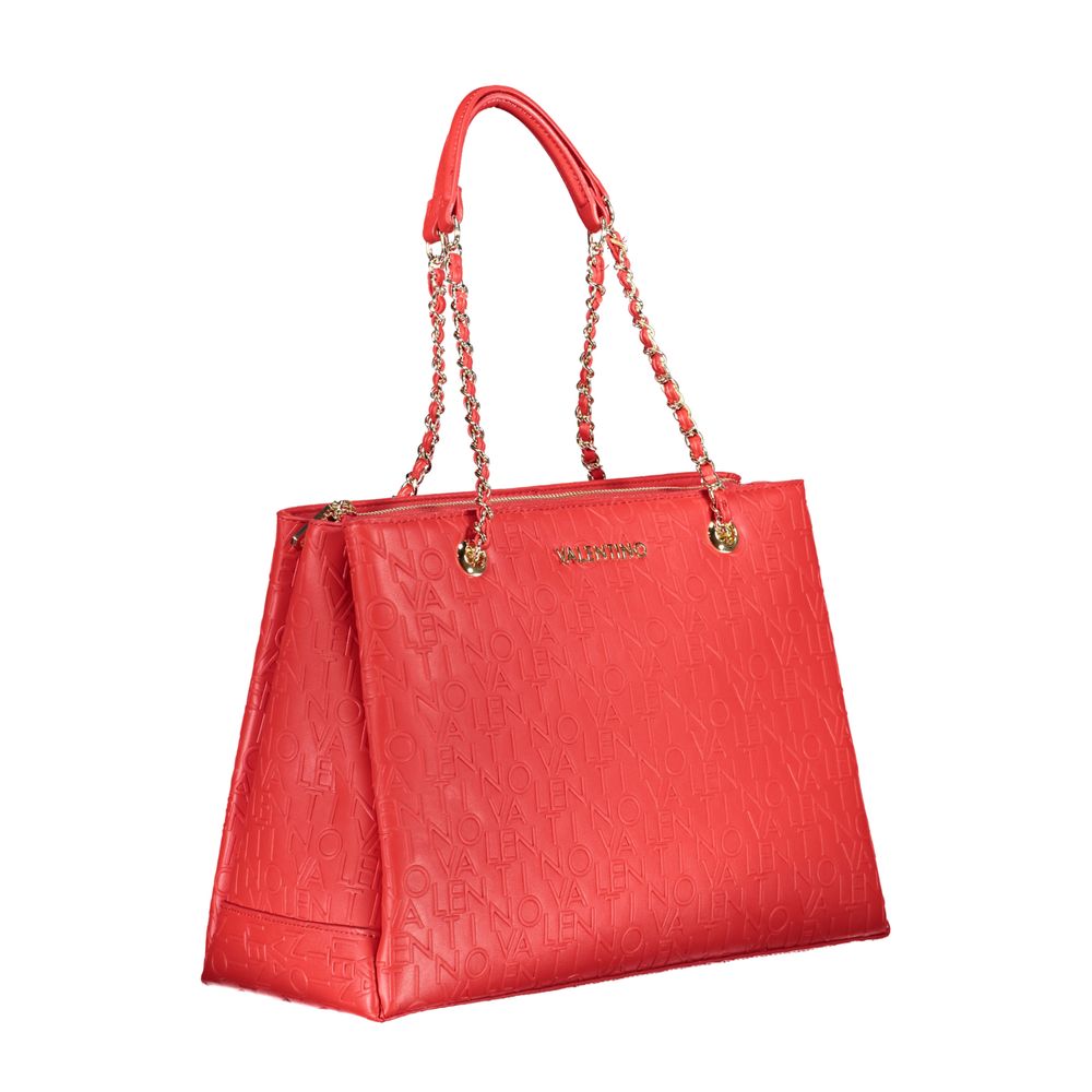 Mario Valentino Red Polyethylene Handbag