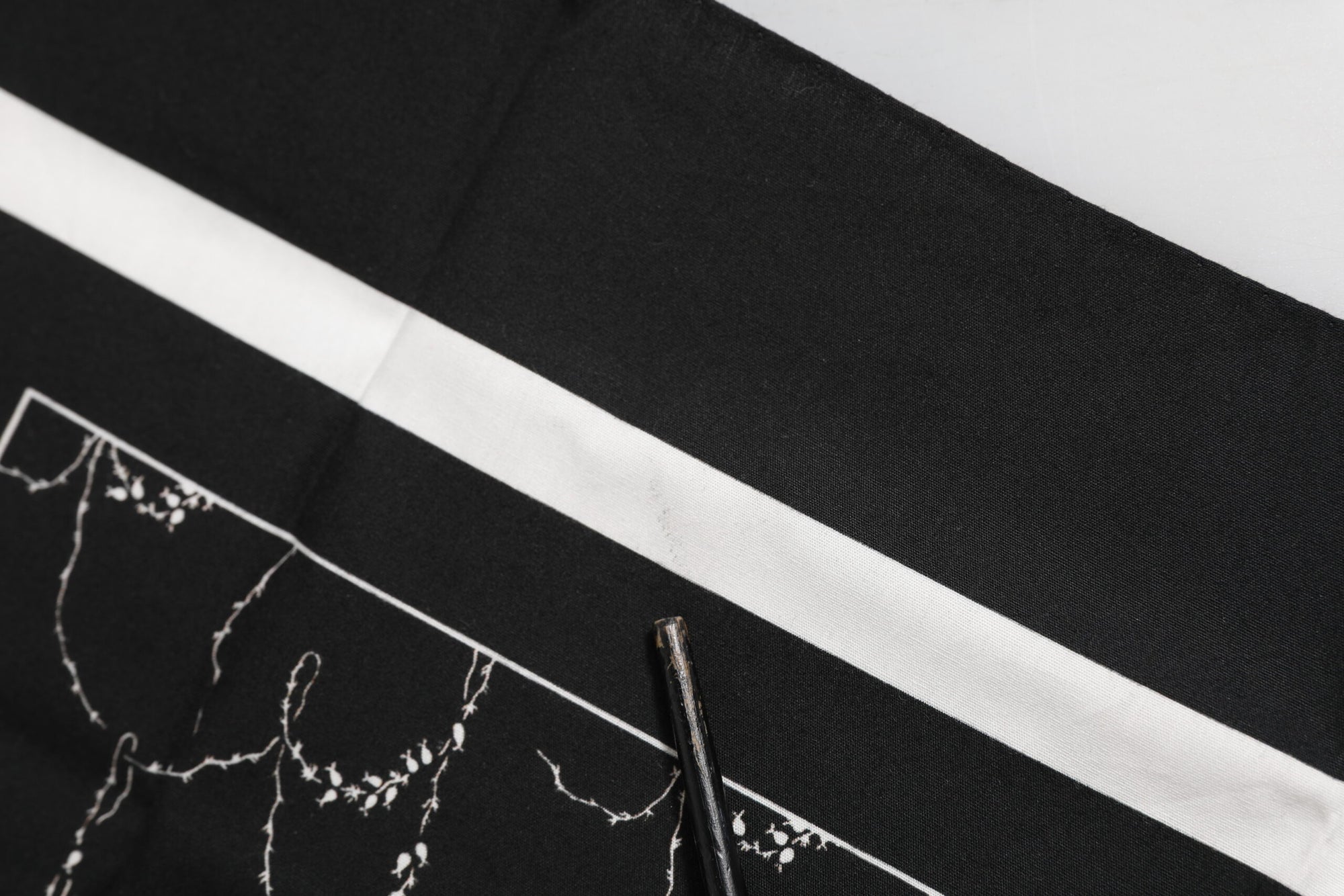 Dolce & Gabbana Black White Printed Square Foulard Scarf