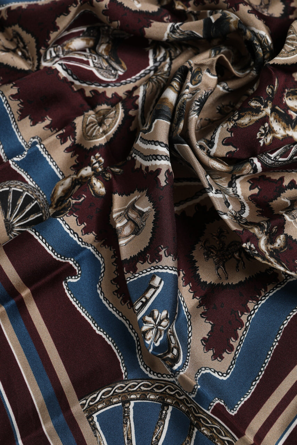 Dolce & Gabbana Multicolor Printed Silk Square Foulard Scarf