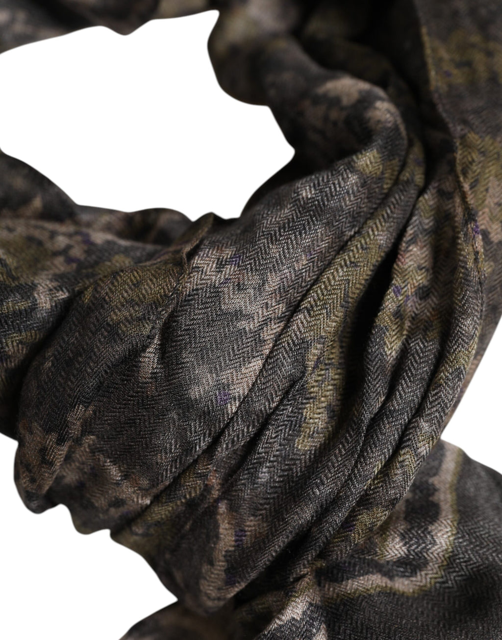 Dolce & Gabbana Camouflage Neck Warmer Wrap Foulard Scarf