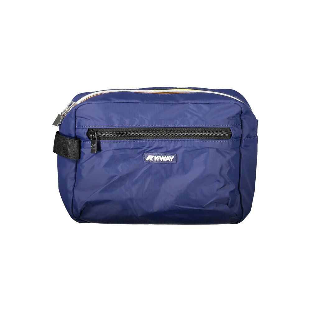 K-WAY Blue Polyamide Men Leather Accessory