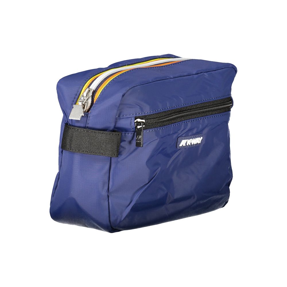 K-WAY Blue Polyamide Men Leather Accessory