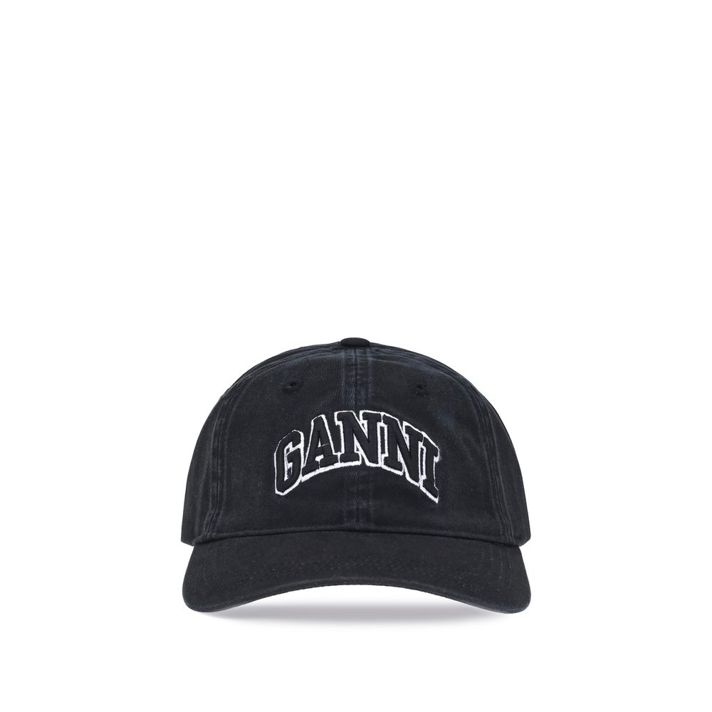 Ganni Logo Baseball Cap